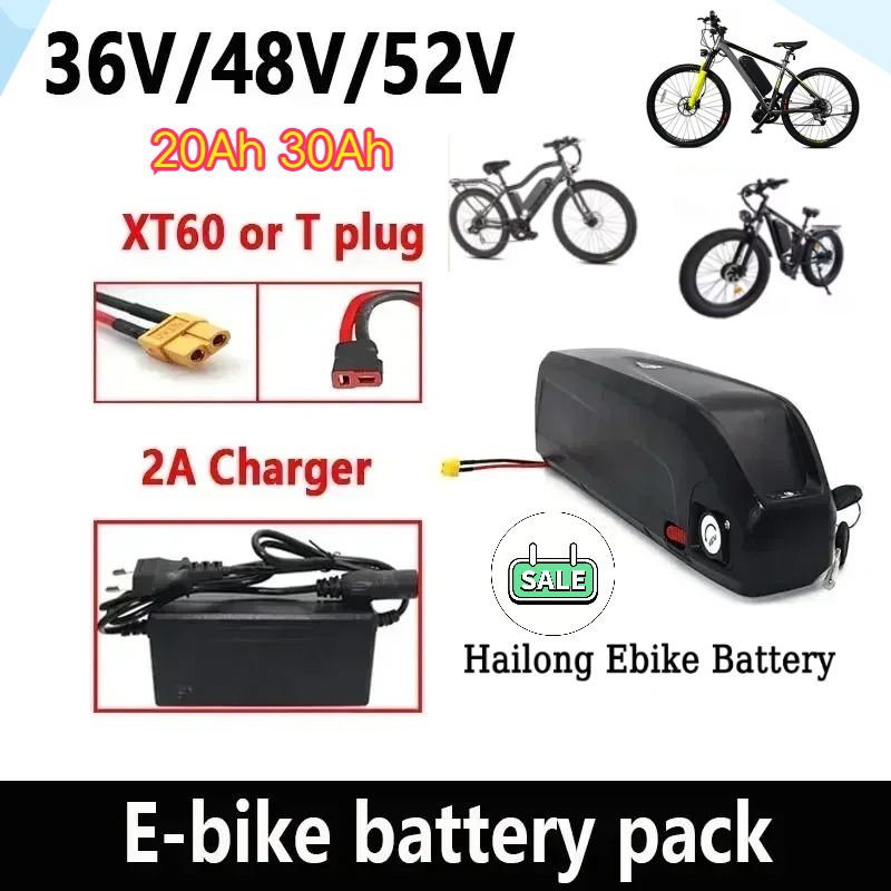 36-48-52V For Motor Electric M - Ebike Battery 48V 20Ah Hailong review and price
