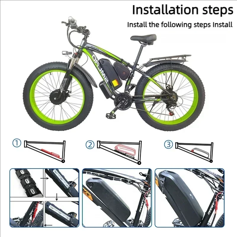 36-48-52V For Motor Electric M - Ebike Battery 48V 20Ah Hailong review and price
