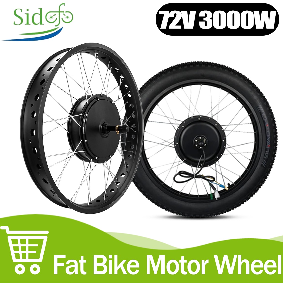 72V 3000W Brushless Gearless H - 72V 5000W Hub Motor Kit review and price