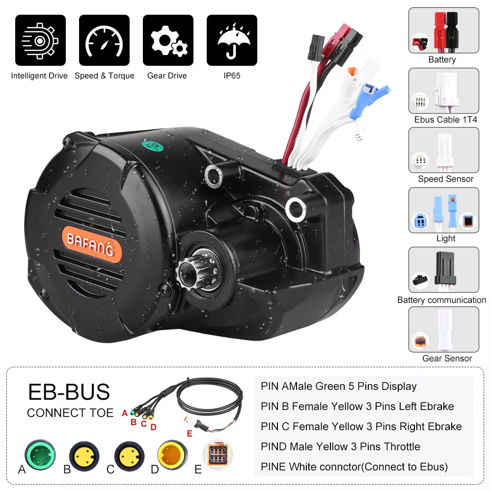 Ebike Bafang M620 G510 48/52V  - Mid Drive Motor Kit 52V 1000W review and price