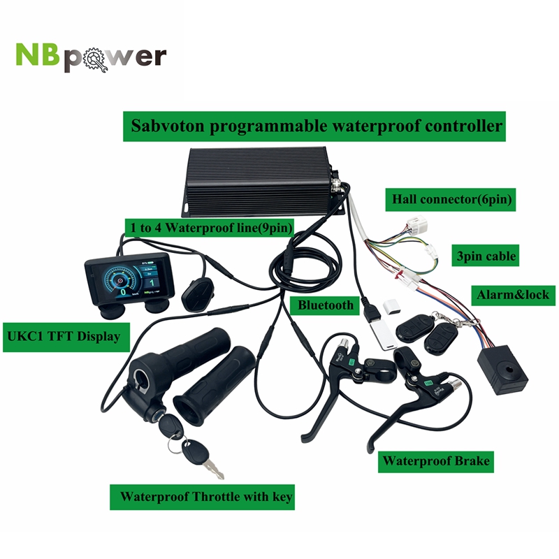 Programmable Sabvoton SVMC 72V - 72V 5000W Hub Motor Kit review and price